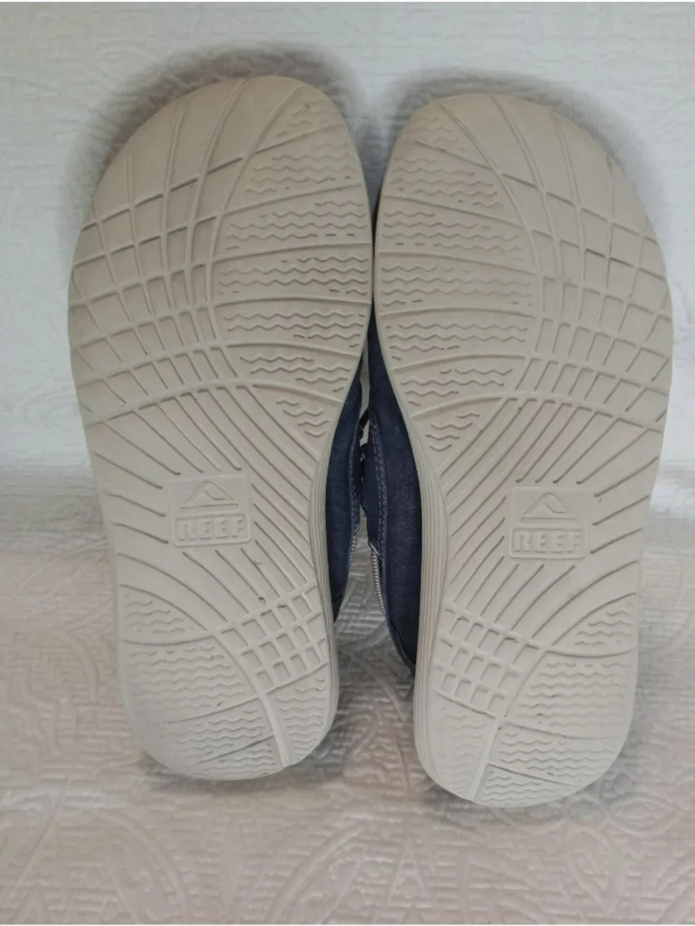 Reef Mens Swellular Pier Slip-On Boat Shoes In Navy Size 11 US